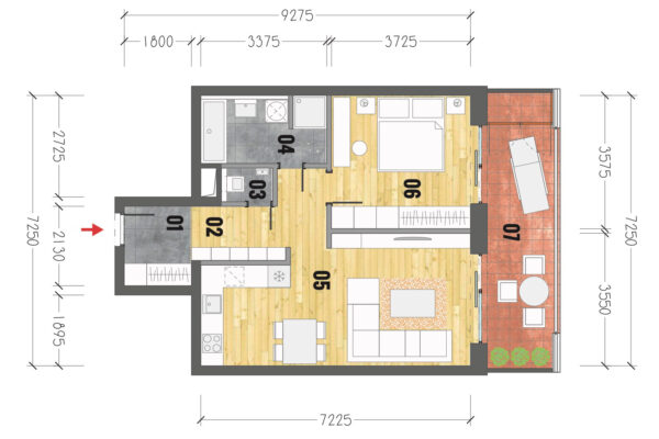 2 izb. novostavba s parkovaním - Image 13