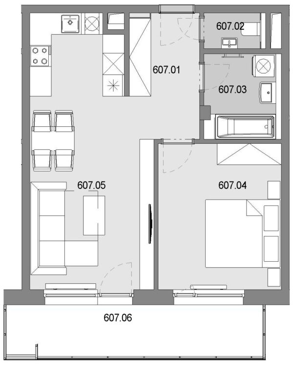 2 izb. novostavba s parkovaním, Popradská - Image 8